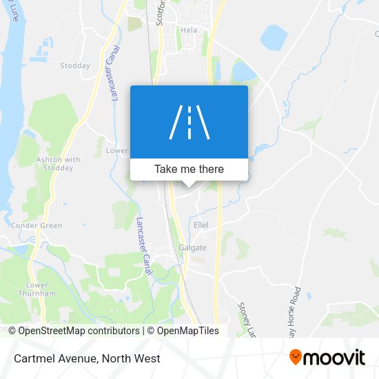 Cartmel Avenue map