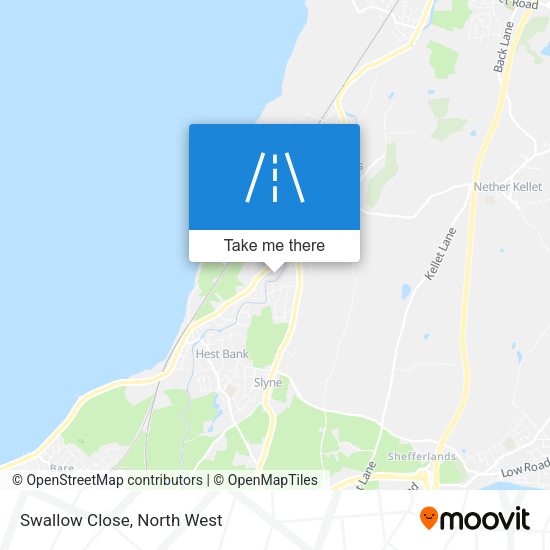 Swallow Close map