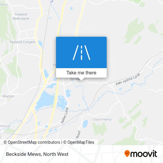 Beckside Mews map