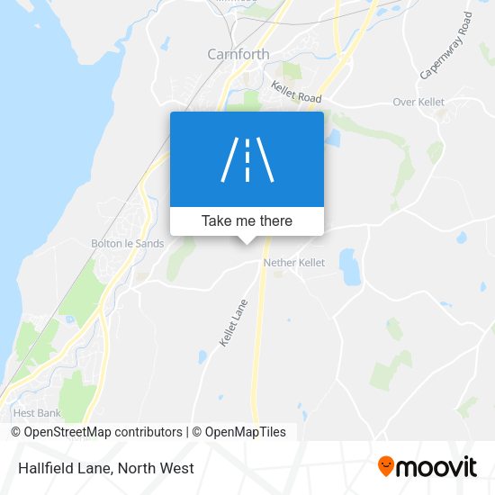 Hallfield Lane map