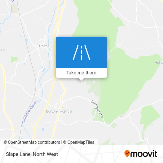 Slape Lane map