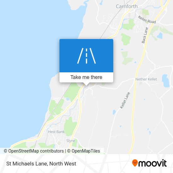 St Michaels Lane map
