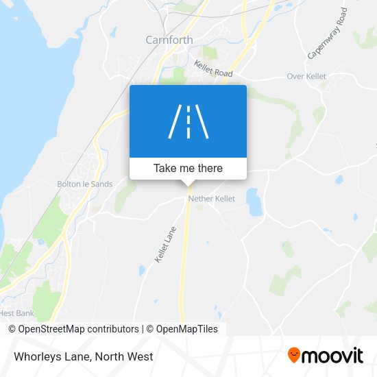 Whorleys Lane map