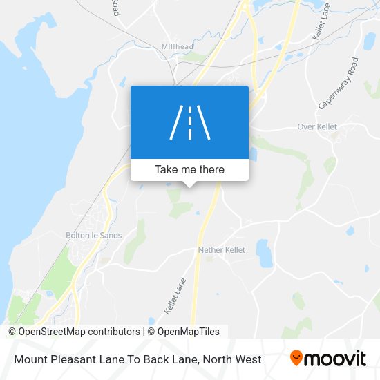 Mount Pleasant Lane To Back Lane map