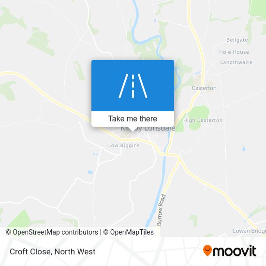 Croft Close map