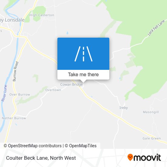 Coulter Beck Lane map