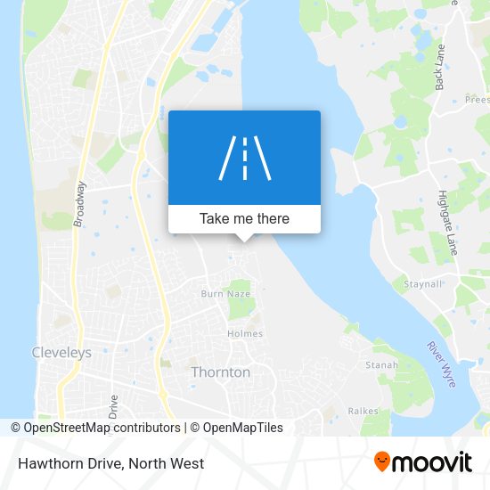 Hawthorn Drive map