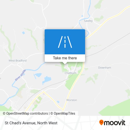 St Chad's Avenue map