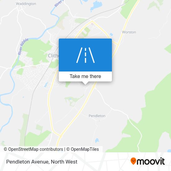 Pendleton Avenue map