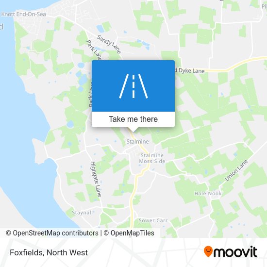Foxfields map
