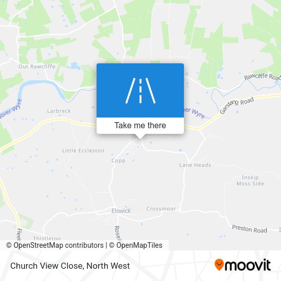 Church View Close map