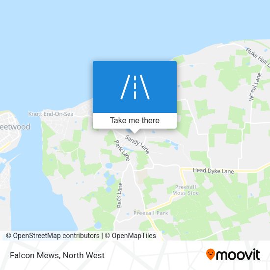 Falcon Mews map