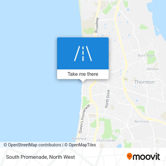 South Promenade map