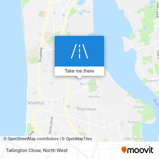 Tallington Close map