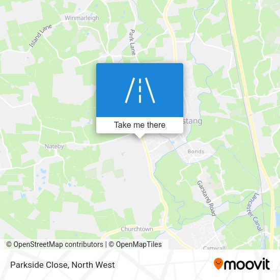 Parkside Close map