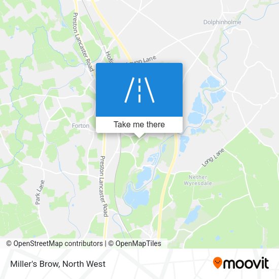 Miller's Brow map