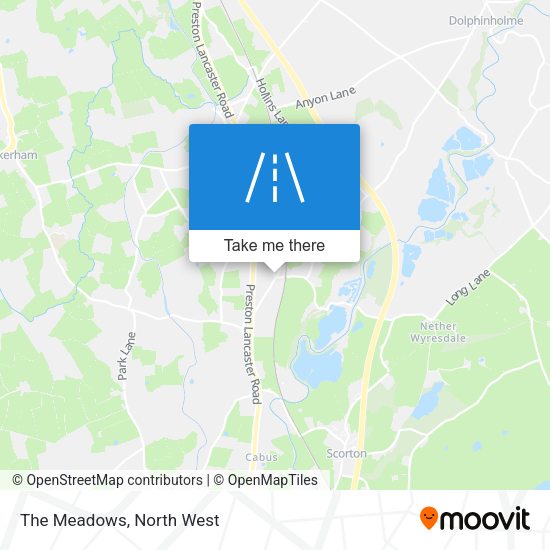 The Meadows map