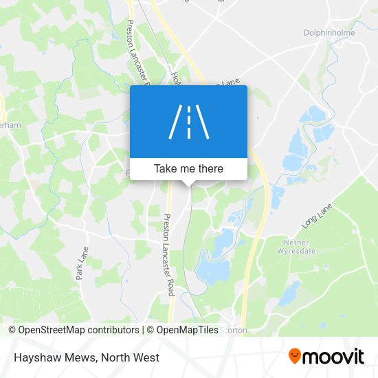Hayshaw Mews map