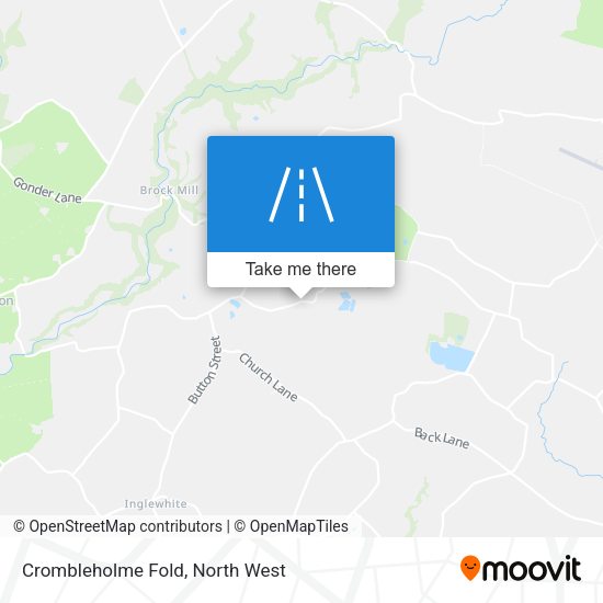 Crombleholme Fold map