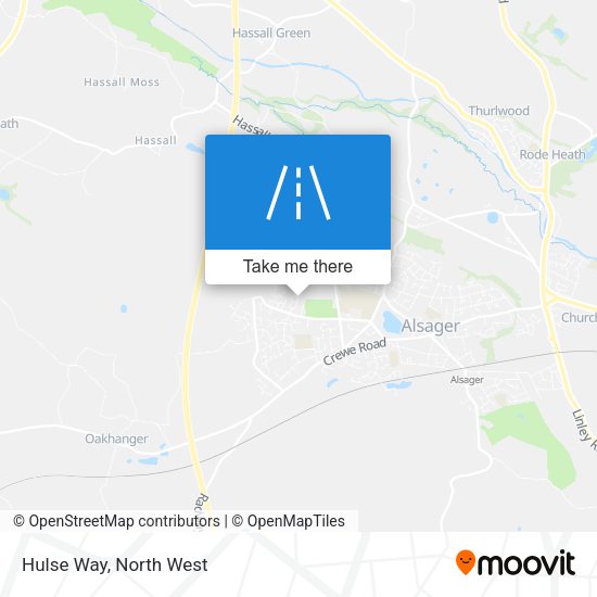 Hulse Way map