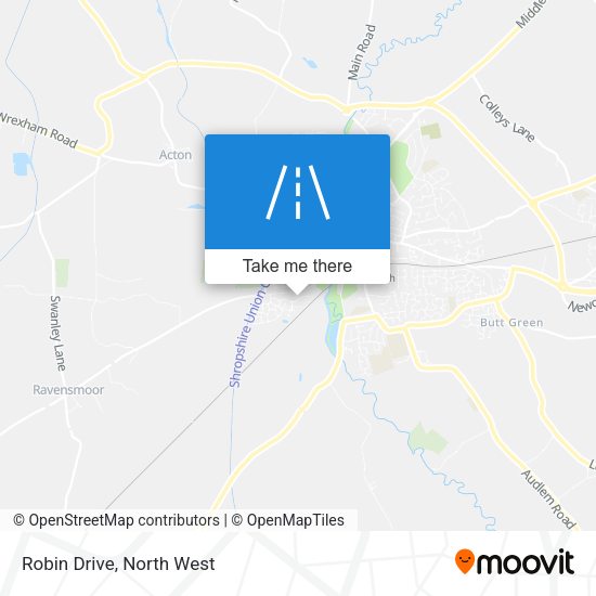 Robin Drive map