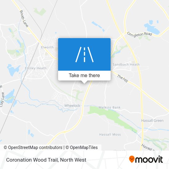 Coronation Wood Trail map