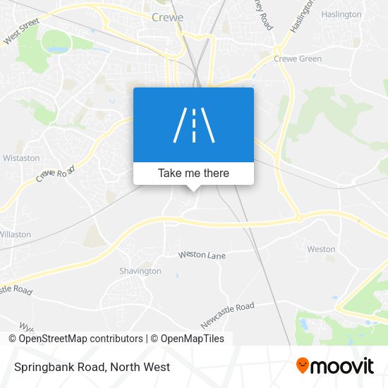 Springbank Road map