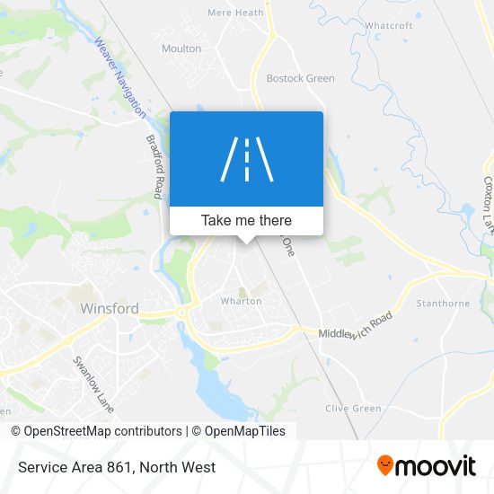 Service Area 861 map