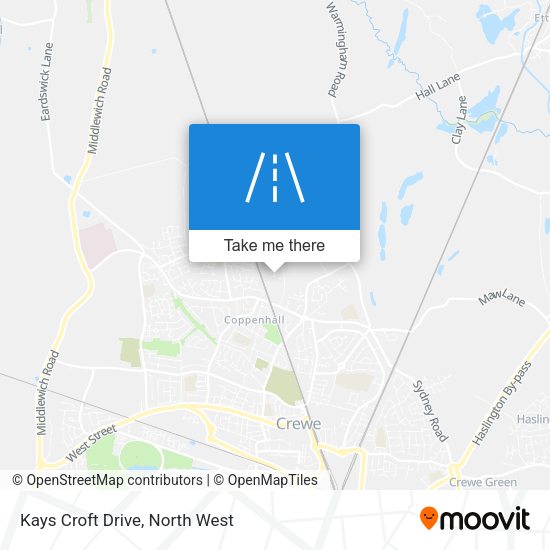 Kays Croft Drive map