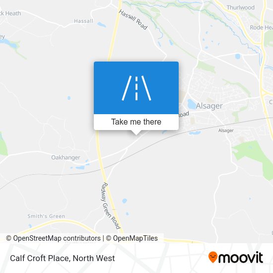 Calf Croft Place map