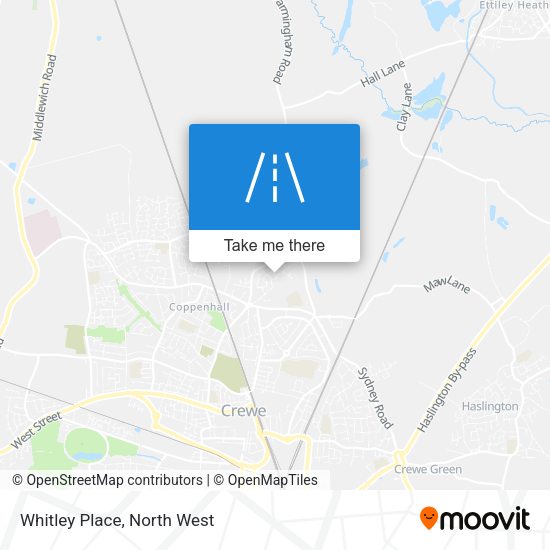 Whitley Place map