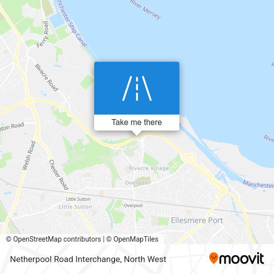 Netherpool Road Interchange map