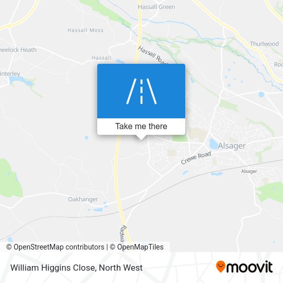 William Higgins Close map