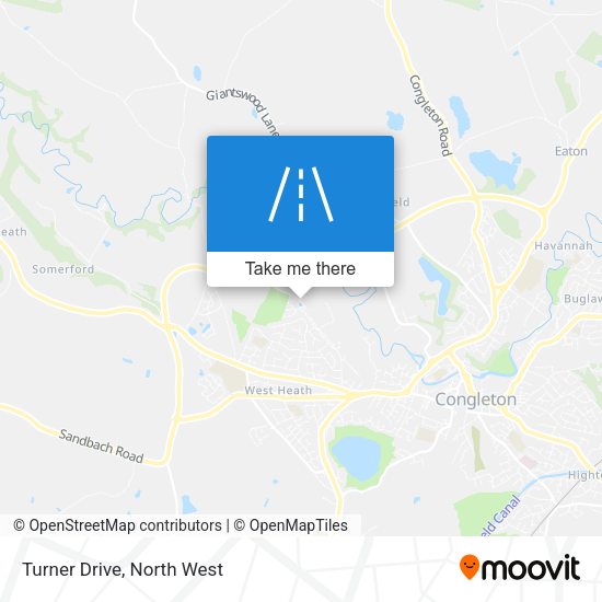 Turner Drive map
