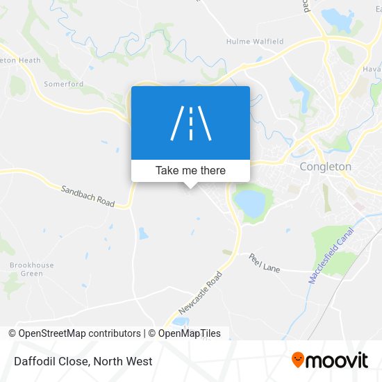 Daffodil Close map