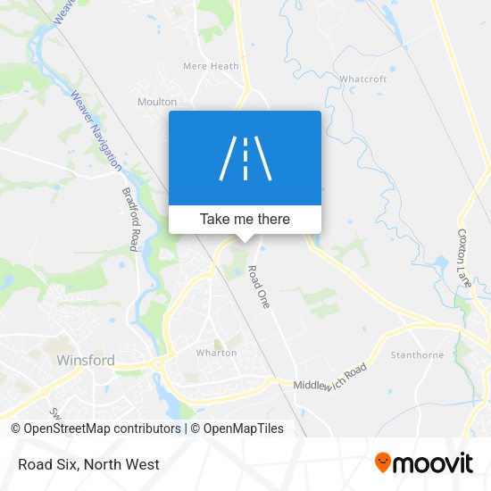 Road Six map