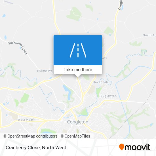 Cranberry Close map