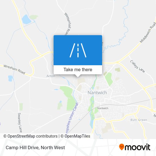 Camp Hill Drive map