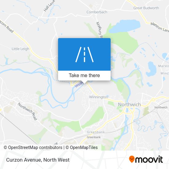 Curzon Avenue map