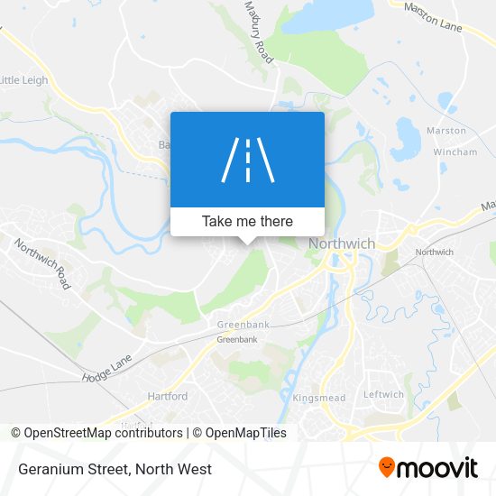 Geranium Street map