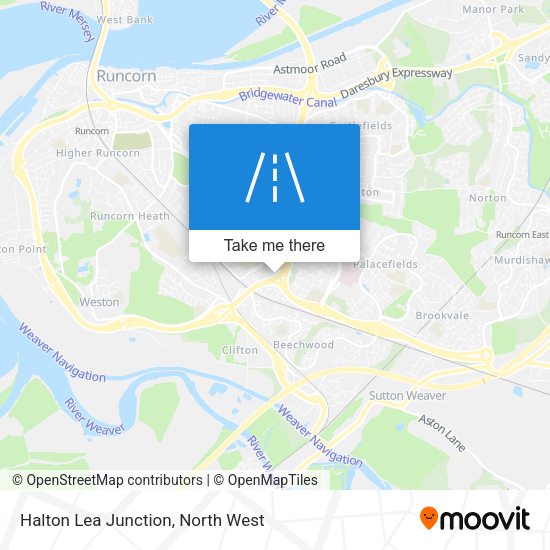 Halton Lea Junction map