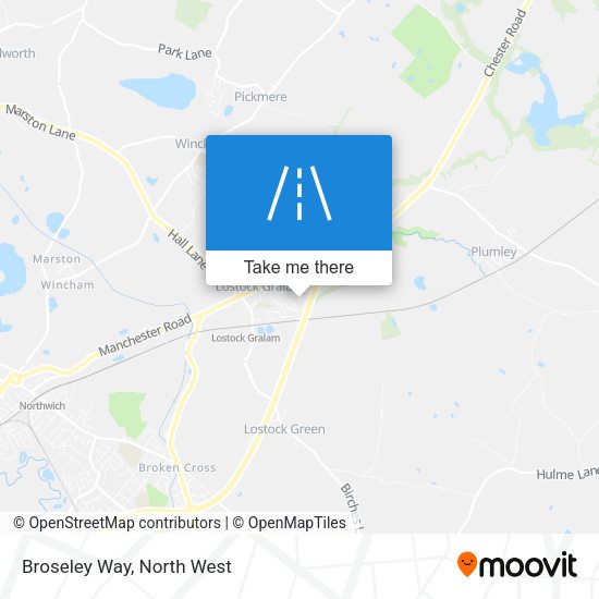 Broseley Way map