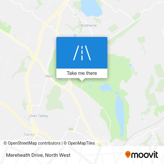 Mereheath Drive map