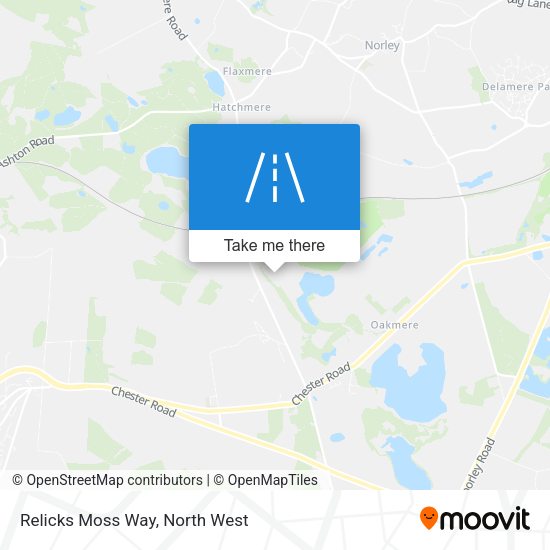 Relicks Moss Way map