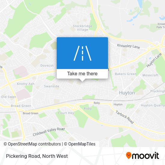 Pickering Road map