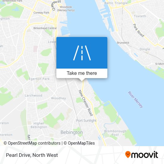 Pearl Drive map