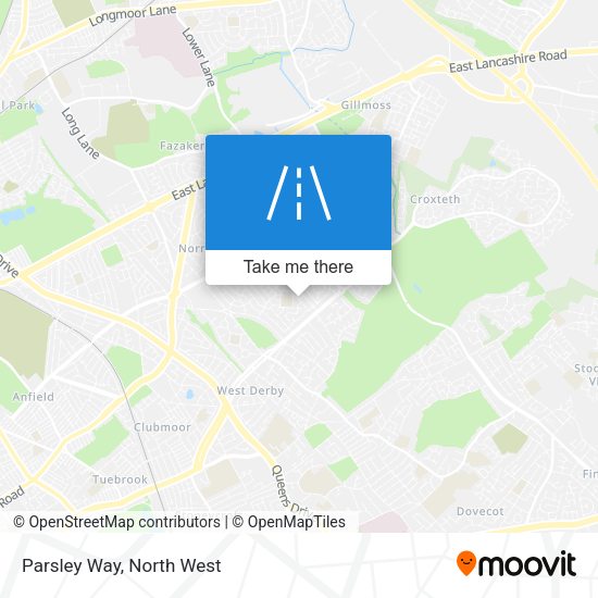 Parsley Way map