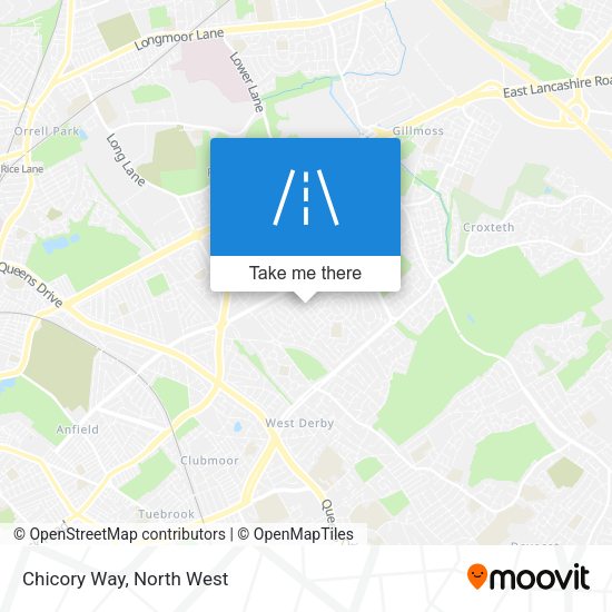 Chicory Way map