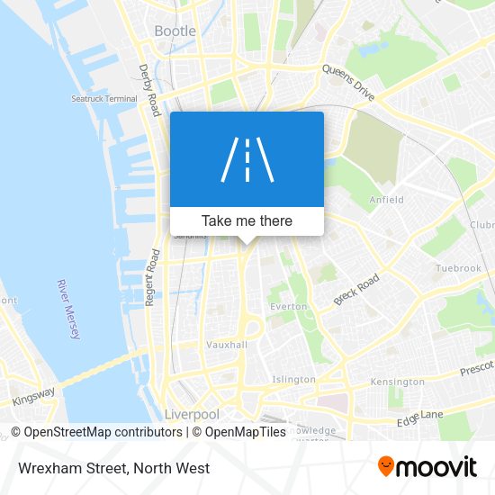 Wrexham Street map