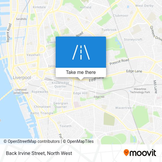 Back Irvine Street map